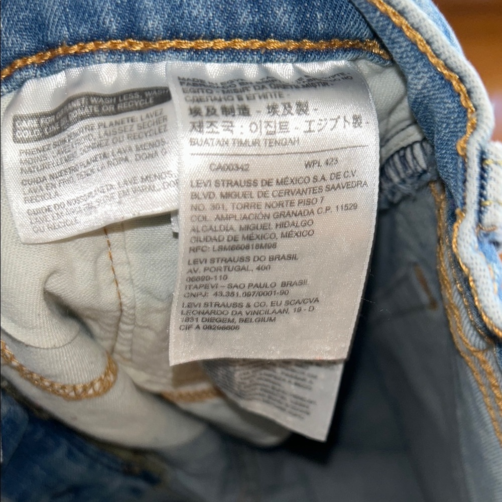 Levi's 511 Slim Fit Jeans Men's 32x30 Medium Wash Stretch Denim Blue - Picture 6 of 7
